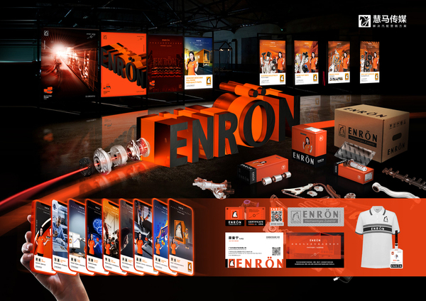 安然（ENRON）品牌设计
海报、名片、包装、画册等